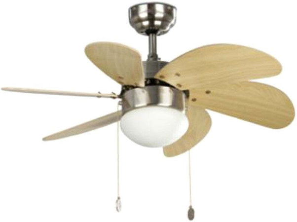 Ventilatore con luce Faro Barcelona Palao
