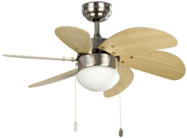 Ventilatore con luce Faro Barcelona Palao