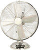 Ventilatore Cromo da tavolo - pala diametro 30 cm - 38 W - metallo cromato - CFG Fai da te/Prodotti per la costruzione/Riscaldamento e raffreddamento/Sistemi mobili di climatizzazione/Purificatori d'aria/Purificatori d'aria portatili Eurocartuccia - Pavullo, Commerciovirtuoso.it