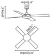 Faro Barcelona Ventilatore da Soffitto Mallorca