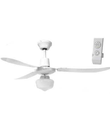 Ventilatore Da Soffitto Reversibile Con Lampadario Telecomando Integrato 70 Watt