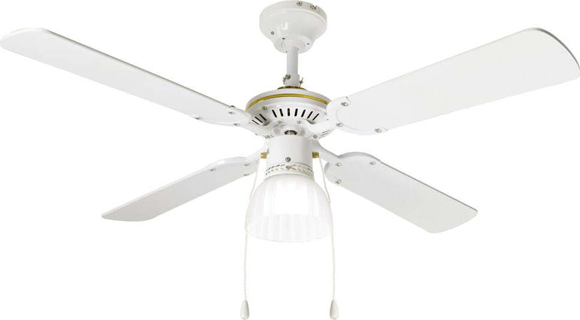 Ventilatore-Metallo-Bianco-1-Luce-E27-4-Pale-Legno-Bianco-Gemini