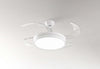 Ventilatore-Metallo-Bianco-4-Pale-Acrilico-Trasp.-Diffusore-In-Acrilico-Satinato