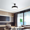 Ventilatore-Metallo-Nero-4-Pale-Acrilico-Trasp.-Diffusore-In-Acrilico-Satinato