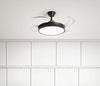 Ventilatore-Metallo-Nero-Opaco-Led-36W-4-Pale-Acrilico-Trasparente-Open-Plus