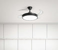 Ventilatore-Metallo-Nero-Opaco-Led-36W-4-Pale-Acrilico-Trasparente-Open-Plus