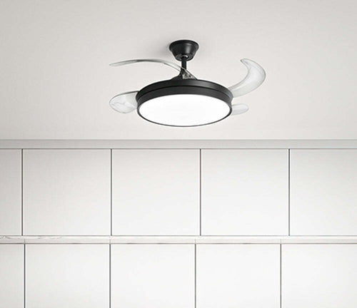 Ventilatore-Metallo-Nero-Opaco-Led-36W-4-Pale-Acrilico-Trasparente-Open-Plus