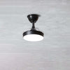 Ventilatore-Nero-Opaco-Led-24W-3-Pale-A-Scomparsa-Trasparenti-Mini-Open-Plus
