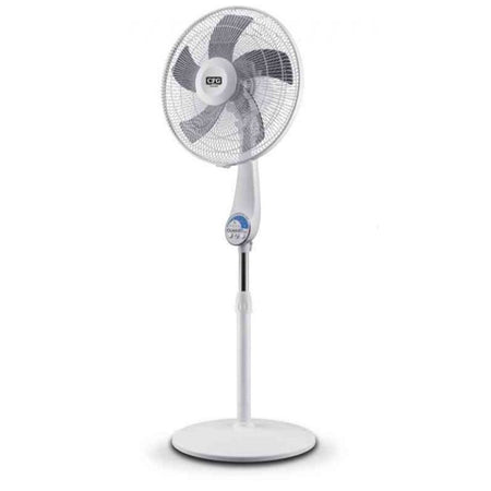 Ventilatore a piantana "Quiet" 5 velocità, pala da Ø 40 cm altezza regolabile h 140 cm