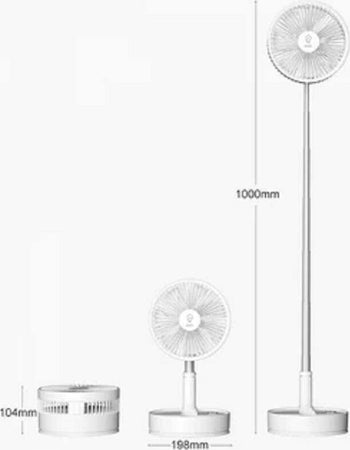 Ventilatore Pieghevole Portatile Batteria Ricaricabile P11 Salvaspazio 4 Velocit? Casa, arredamento e bricolage > Elettrodomestici > Ventilatori Trade Shop italia - Napoli, Commerciovirtuoso.it