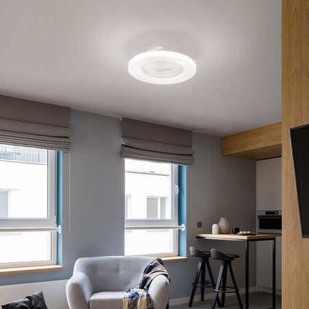 Ventilatore-Plafone-Abs-Bianco-Led-40W-5-Pale-Acrilico-Trasparente-Ring