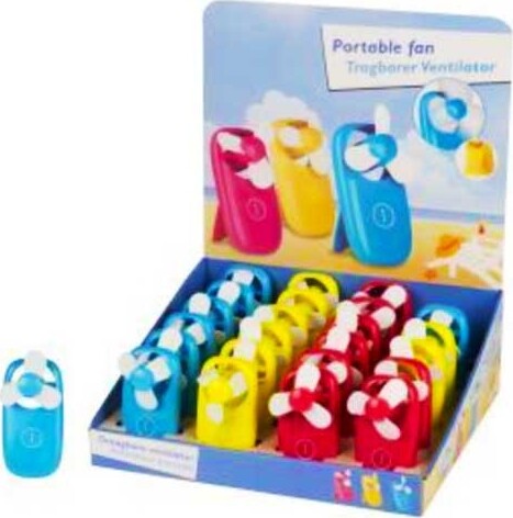 VENTILATORE PORTATILE A BATTERIE 3 COLORI ROSSO GIALLO AZZURRO MARE SPIAGGIA Fai da te/Prodotti per la costruzione/Riscaldamento e raffreddamento/Sistemi mobili di climatizzazione/Ventilatori/Ventilatori personali Trade Shop italia - Napoli, Commerciovirtuoso.it