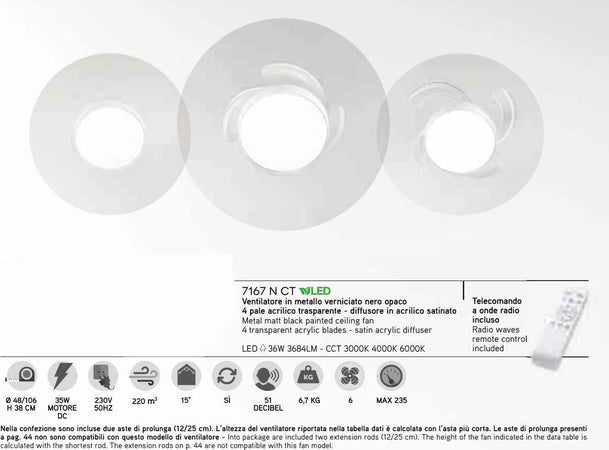 Ventilatore-soffitto-Perenz-OPEN-7167-N-CT-LED-lampada-soffitto