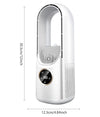 Ventilatore Tavolo Umidificazione Usb Portatile Multifunzionale 6 Velocità Bianco