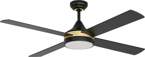 Ventilatore-Trinidad-Acciaio-Nero-Ottone-Diffusore-Acrilico-Bianco-Led-20W