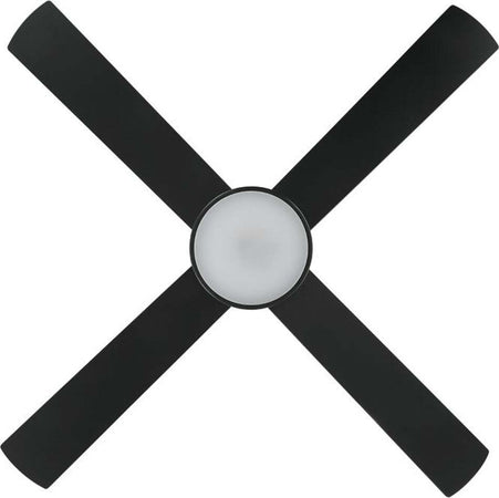 Ventilatore-Trinidad-Acciaio-Nero-Ottone-Diffusore-Acrilico-Bianco-Led-20W