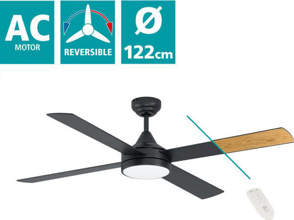 Ventilatore-Trinitad-1-Acciaio-Nero-Opaco-E-Acrilico-Bianco-Led-Cct