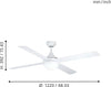 Ventilatore-Varadero-Acciaio-E-Vetro-Laccato-Bianco-2-Luci-E27-No-Interruttore