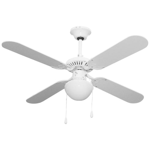 Ventilatore a soffitto Niklas con 4 pale con selettore 3 velocità
