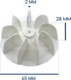 Ventola-65mm-per-Phon-Asciugacapelli-con-Albero-3-mm