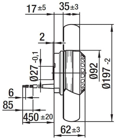 Ventola .Assiale Ebm A4s200-Ai04-01 Stufe a Pellet 14706066