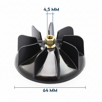 Ventola con Dado 4,5mm Phon Asciugacapelli GHD Air 1.0