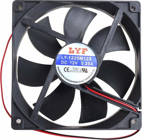VENTOLA PC 120MM X 25MM PC CHASSIS CASE FAN 12V / 0.25A 1200RPM 60CFM  Trade Shop italia - Napoli, Commerciovirtuoso.it