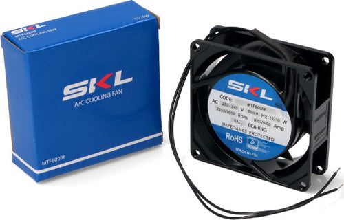 VENTOLA-RAFFREDDAMENTO-QUADRATA-ASSIALE-220V-80x80x25-mm-PER-BANCHI-FRIGORIFERO-PC-MOTORI