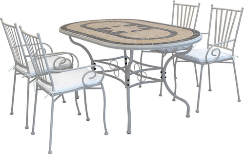 VENTUS---set-tavolo-da-giardino-con-piano-in-mosaico-160x90-compreso-di-4-poltrone-in-ferro-Tortora-Milani-Home