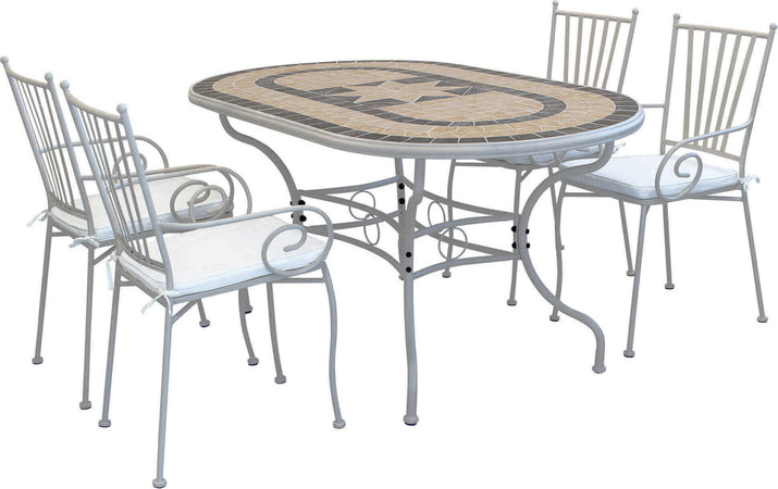 VENTUS---set-tavolo-da-giardino-con-piano-in-mosaico-160x90-compreso-di-4-poltrone-in-ferro-Tortora-Milani-Home