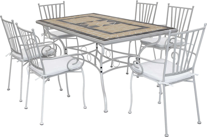 VENTUS---set-tavolo-da-giardino-con-piano-in-mosaico-160x90-compreso-di-6-poltrone-in-ferro-Tortora-Milani-Home