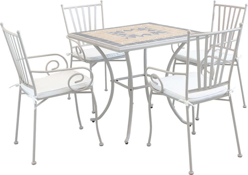 VENTUS---set-tavolo-da-giardino-con-piano-in-mosaico-80x80-compreso-di-4-poltrone-in-ferro-Tortora-Milani-Home