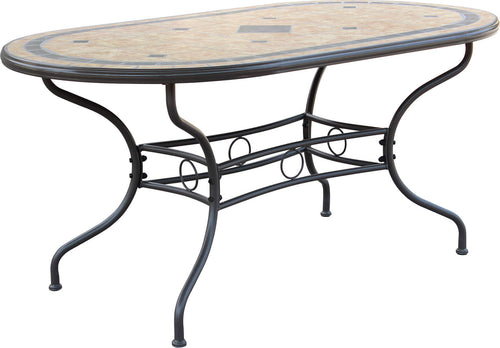 VENTUS---tavolo-da-giardino-ovale-in-ferro-con-piano-in-mosaico-160x90-Taupe-Milani-Home