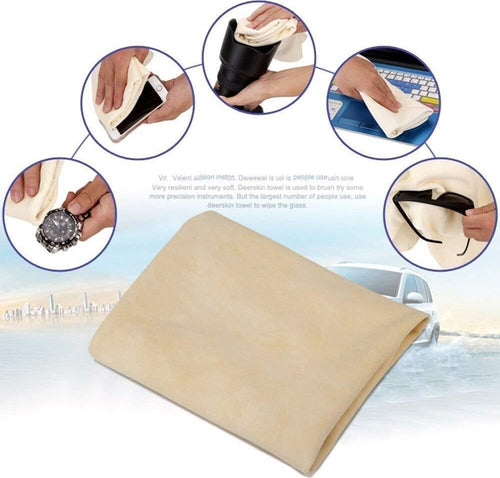 Vera Pelle Di Daino Panno Scamosciato 39x59 Cm Vetro Vetri Auto Asciuga Casa, arredamento e bricolage > Pulizia e Bucato > Pulizia Vetri e Superfici Trade Shop italia - Napoli, Commerciovirtuoso.it