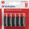Verbatim - Blister 10 Pile alkaline Stilo AA - 49875 Elettronica/Pile e caricabatterie/Pile monouso Eurocartuccia - Pavullo, Commerciovirtuoso.it