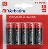 Verbatim - Blister 10 Pile alkaline Stilo AA - 49875 Elettronica/Pile e caricabatterie/Pile monouso Eurocartuccia - Pavullo, Commerciovirtuoso.it