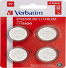 Verbatim - Blister 4 MicroPile a pastiglia CR2430 - litio - 49534 - 3V Elettronica/Pile e caricabatterie/Pile monouso Eurocartuccia - Pavullo, Commerciovirtuoso.it