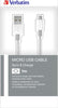 Verbatim - Cavo Micro B USB SYNC Charge - Silver - 48862 - 100cm Elettronica/Cellulari e accessori/Accessori/Caricabatterie/Caricabatterie portatile Eurocartuccia - Pavullo, Commerciovirtuoso.it
