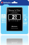 Verbatim - Hard disk portatile Store 'N'Go Usb 3.0 - Nero - 53177 - 2TB Elettronica/Informatica/Dispositivi archiviazione dati/Dispositivi archiviazione dati esterni/Hard Disk esterni Eurocartuccia - Pavullo, Commerciovirtuoso.it