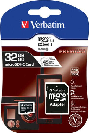Verbatim - Micro SDHC Classe 10 fino a 45mb-sec - 44083 - 32GB Elettronica/Informatica/Dispositivi archiviazione dati/Dispositivi archiviazione dati esterni/Schede di memoria/Schede Multimedia Eurocartuccia - Pavullo, Commerciovirtuoso.it