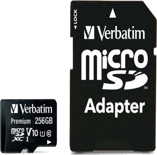 Verbatim - Micro SDXC - Con adattatore - 44087 - 256GB Elettronica/Informatica/Dispositivi archiviazione dati/Dispositivi archiviazione dati esterni/Schede di memoria/Schede Multimedia Eurocartuccia - Pavullo, Commerciovirtuoso.it