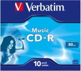 Verbatim - Scatola 10 CD-R Music Live It serigrafato - colorato - 43365 - 80min Elettronica/Informatica/Accessori/Supporti vergini/BD-R Eurocartuccia - Pavullo, Commerciovirtuoso.it