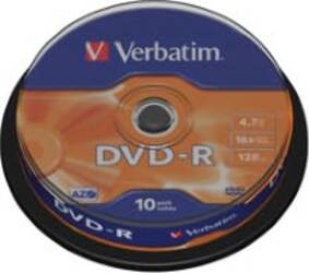 Verbatim - Scatola 10 DVD-R - serigrafato - 43523 - 4 7GB Elettronica/Informatica/Accessori/Supporti vergini/BD-R Eurocartuccia - Pavullo, Commerciovirtuoso.it
