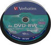 Verbatim - Scatola 10 DVD-RW - serigrafato - 43552 - 4 7GB Elettronica/Informatica/Accessori/Supporti vergini/BD-R Eurocartuccia - Pavullo, Commerciovirtuoso.it