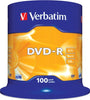 Verbatim - Scatola 100 DVD-R - serigrafato - 43549 - 4 7GB Elettronica/Informatica/Accessori/Supporti vergini/BD-R Eurocartuccia - Pavullo, Commerciovirtuoso.it