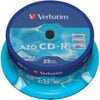 Verbatim - Scatola 25 CD-R DataLife Plus - 1x-52x - serigrafato - 43352 - 700MB Elettronica/Informatica/Accessori/Supporti vergini/BD-R Eurocartuccia - Pavullo, Commerciovirtuoso.it