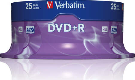 Verbatim - Scatola 25 DVD+R - serigrafato - 43500 - 4 7GB Elettronica/Informatica/Accessori/Supporti vergini/BD-R Eurocartuccia - Pavullo, Commerciovirtuoso.it