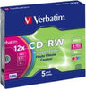 Verbatim - Scatola 5 CD-RW DataLife Plus - slim case - 8X-10X - serigrafato colorato - 43167 - 700MB Elettronica/Informatica/Accessori/Supporti vergini/BD-R Eurocartuccia - Pavullo, Commerciovirtuoso.it