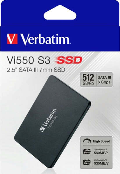 Verbatim - SSD Interno Vi550 SATA III 2.5'' SSD - 49352 - 512GB Elettronica/Informatica/Dispositivi archiviazione dati/Dispositivi archiviazione dati esterni/Hard Disk esterni Eurocartuccia - Pavullo, Commerciovirtuoso.it