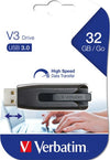 Verbatim - Usb 3.0 Superspeed Store'N'Go V3 Drive - Nero - 49173 - 32GB Elettronica/Informatica/Dispositivi archiviazione dati/Dispositivi archiviazione dati esterni/PenDrive Eurocartuccia - Pavullo, Commerciovirtuoso.it